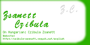 zsanett czibula business card